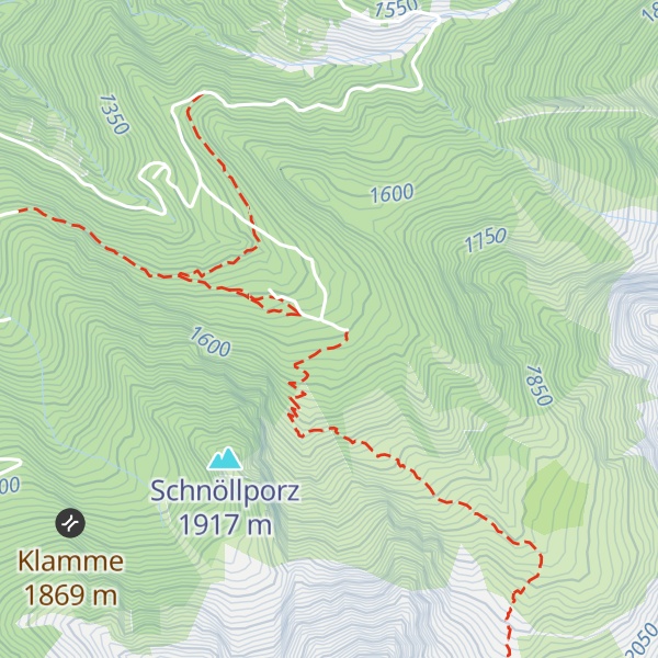 Map of Streitweider Alm - Malga Streitweider (della Lite)