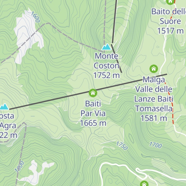 Map of Baiti Par Via