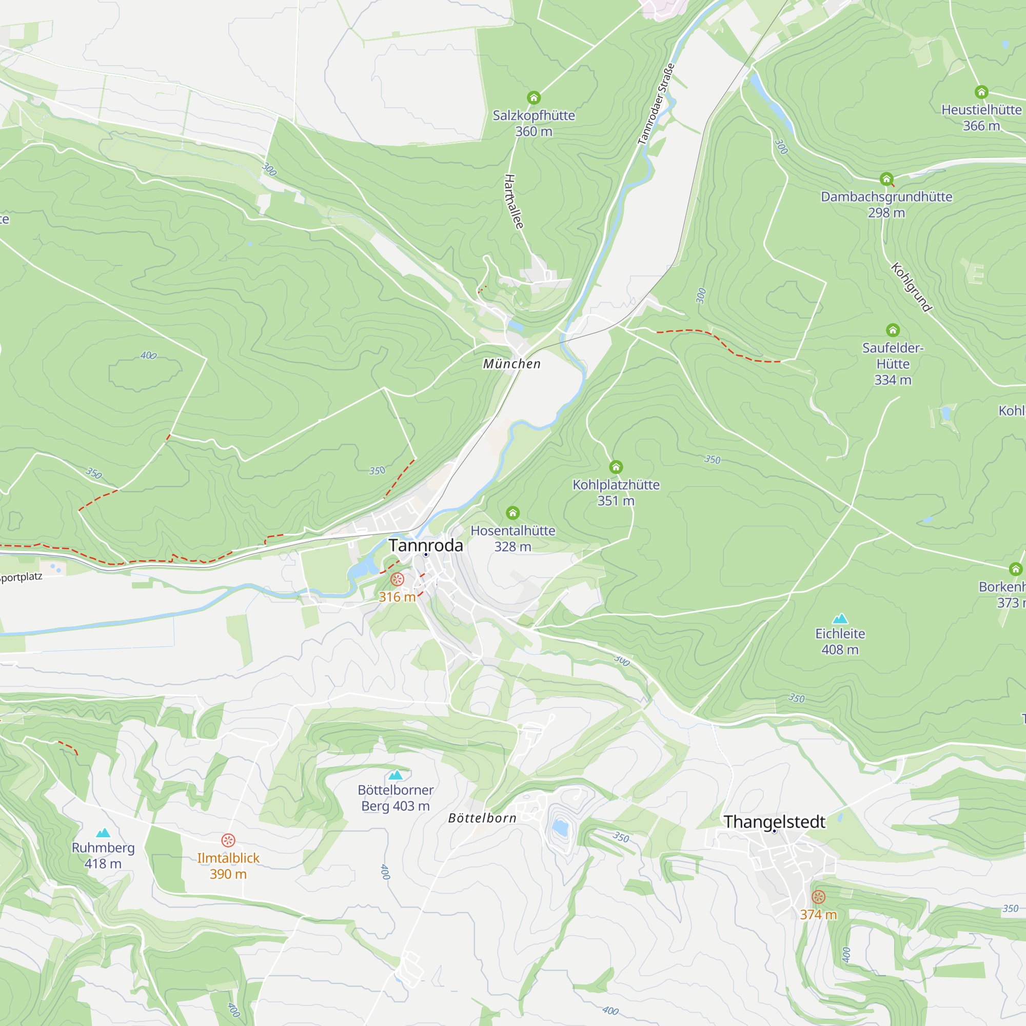 Hosentalhütte map