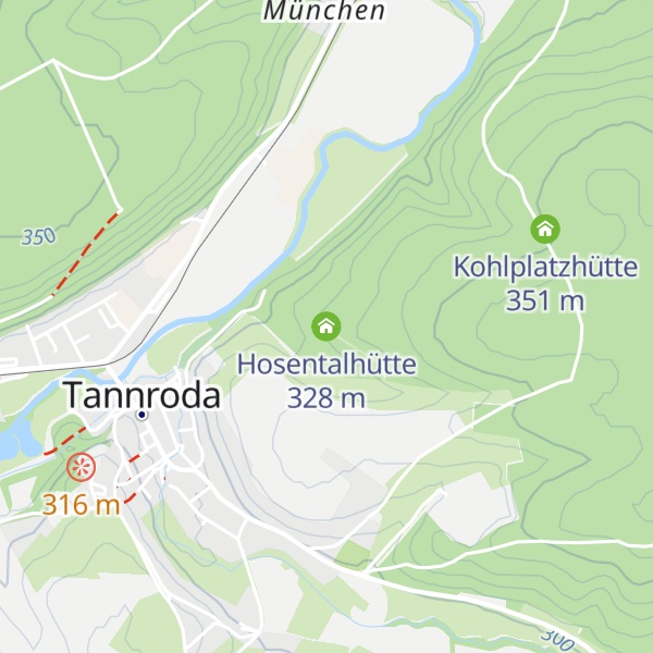 Map of Hosentalhütte