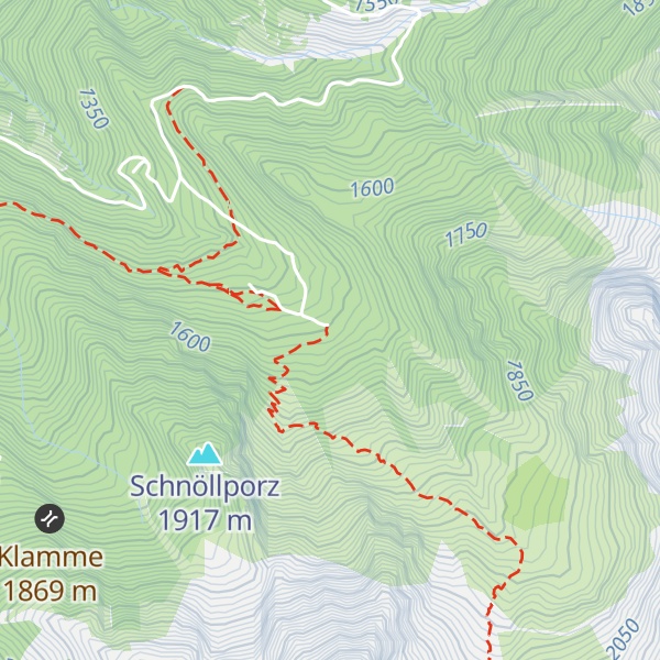 Map of Streitweider Alm - Malga Streitweider (della Lite)