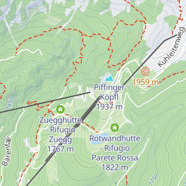 Map of Panorama Bistro Meran 2000