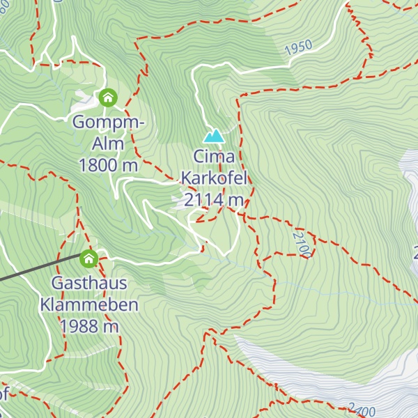 Map of Resegger Alm