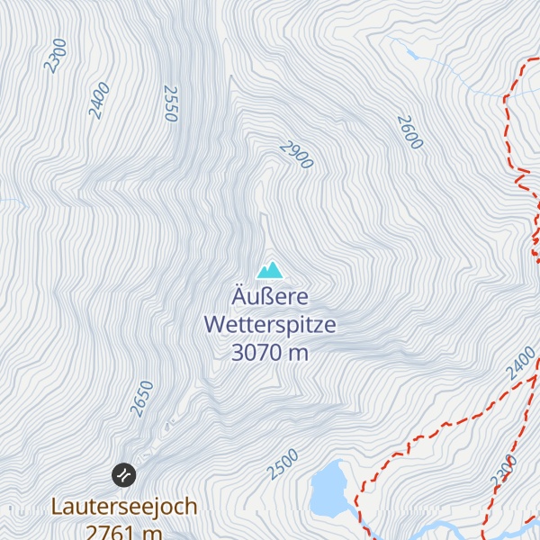 Map of Äußere Wetterspitze