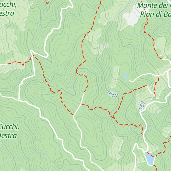 Map of Monte dei Cucchi