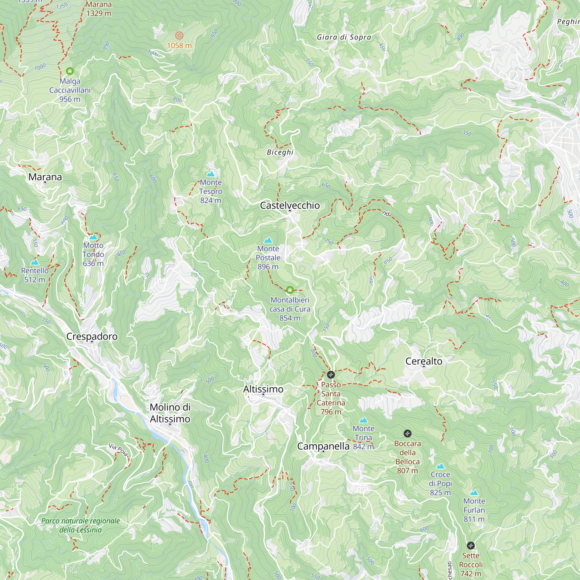 Montalbieri casa di Cura map