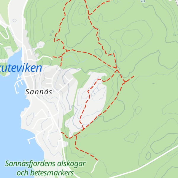 Map of Sannäsberget