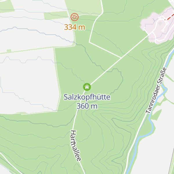 Map of Salzkopfhütte