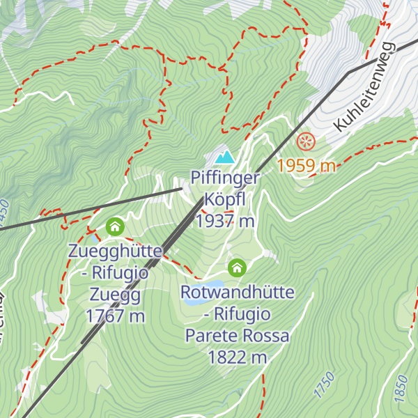 Map of Piffinger Köpfl