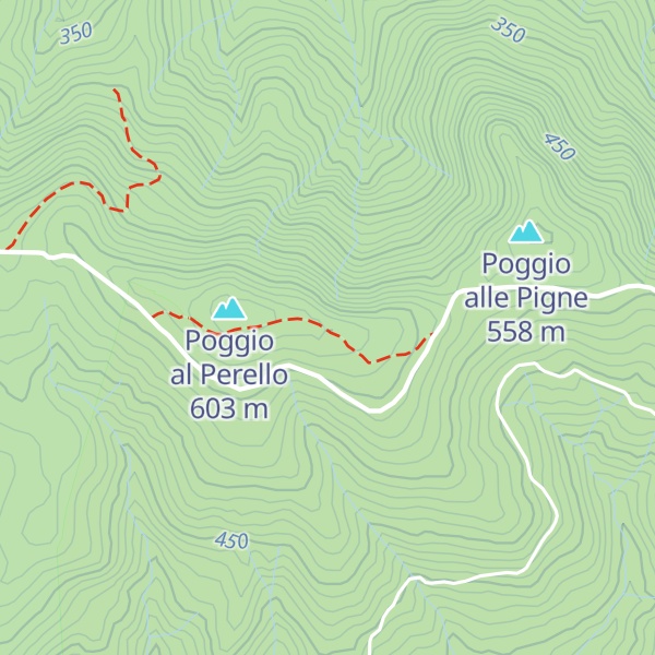 Map of Poggi della Farneta