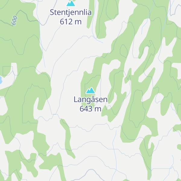 Map of Langåsen
