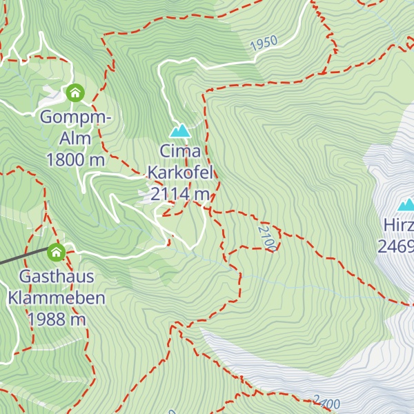 Map of Tallner Alm Kaser