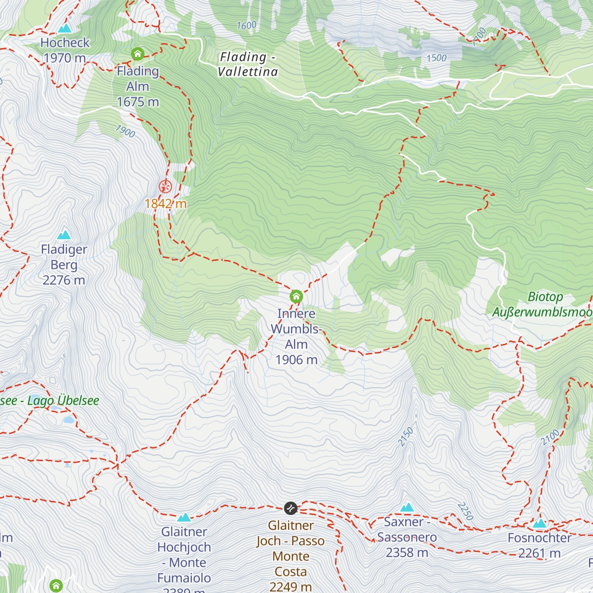 Innere Wumbls-Alm map