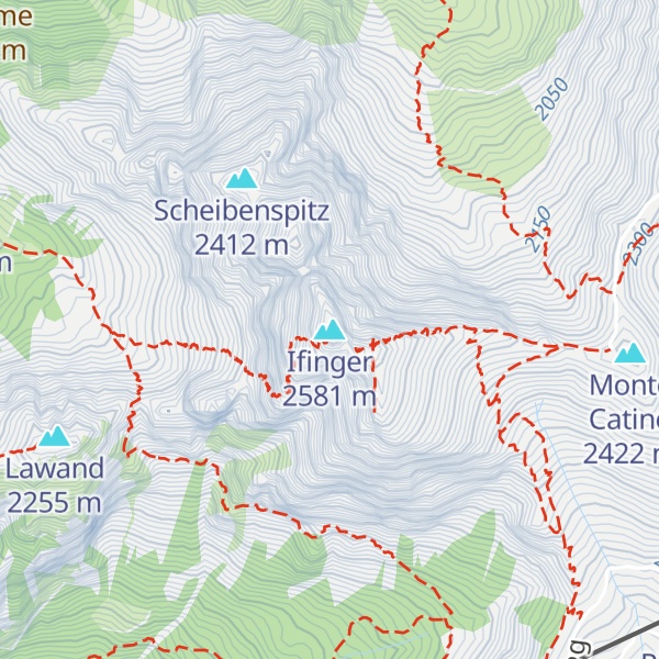 Map of Ifinger