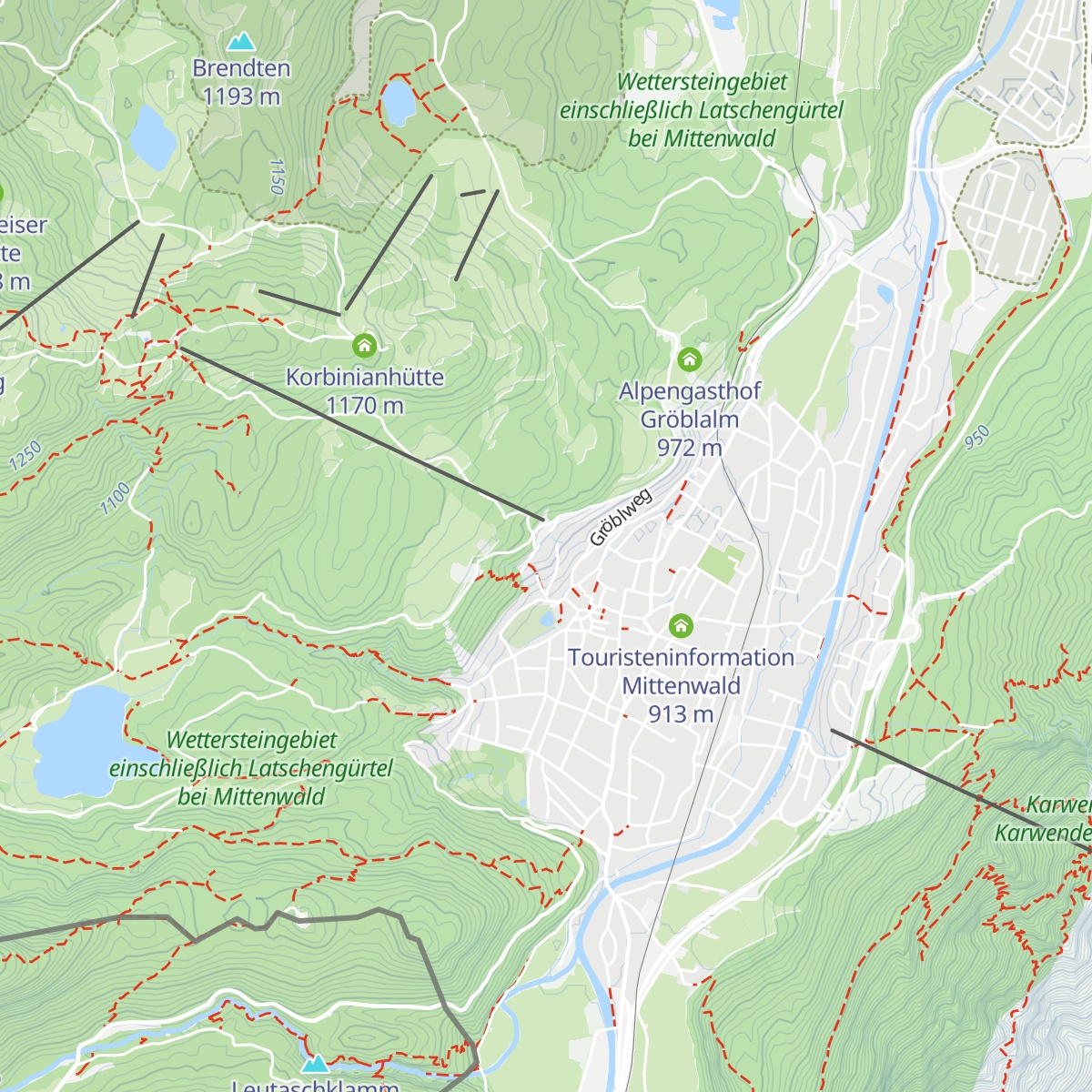 Kärntner Alm map