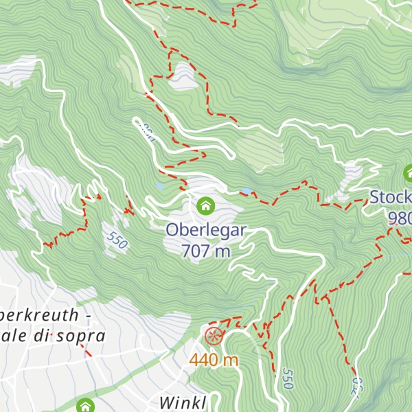 Map of Oberlegar