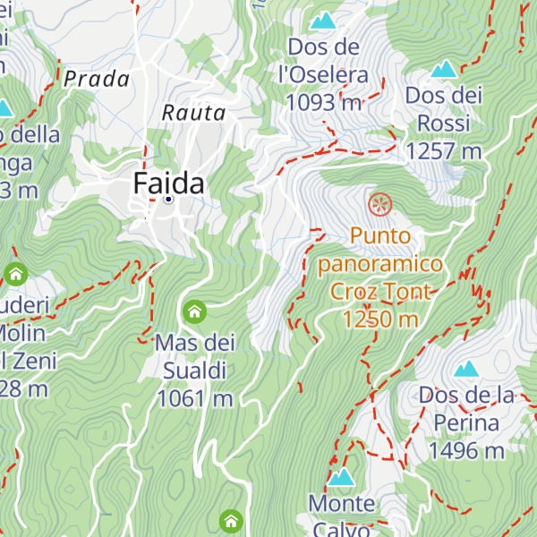 Map of Mas del Plancher
