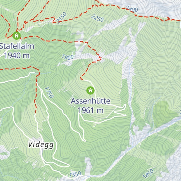 Map of Assenhütte