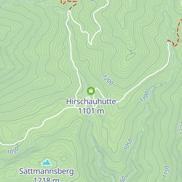 Map of Hirschauhütte