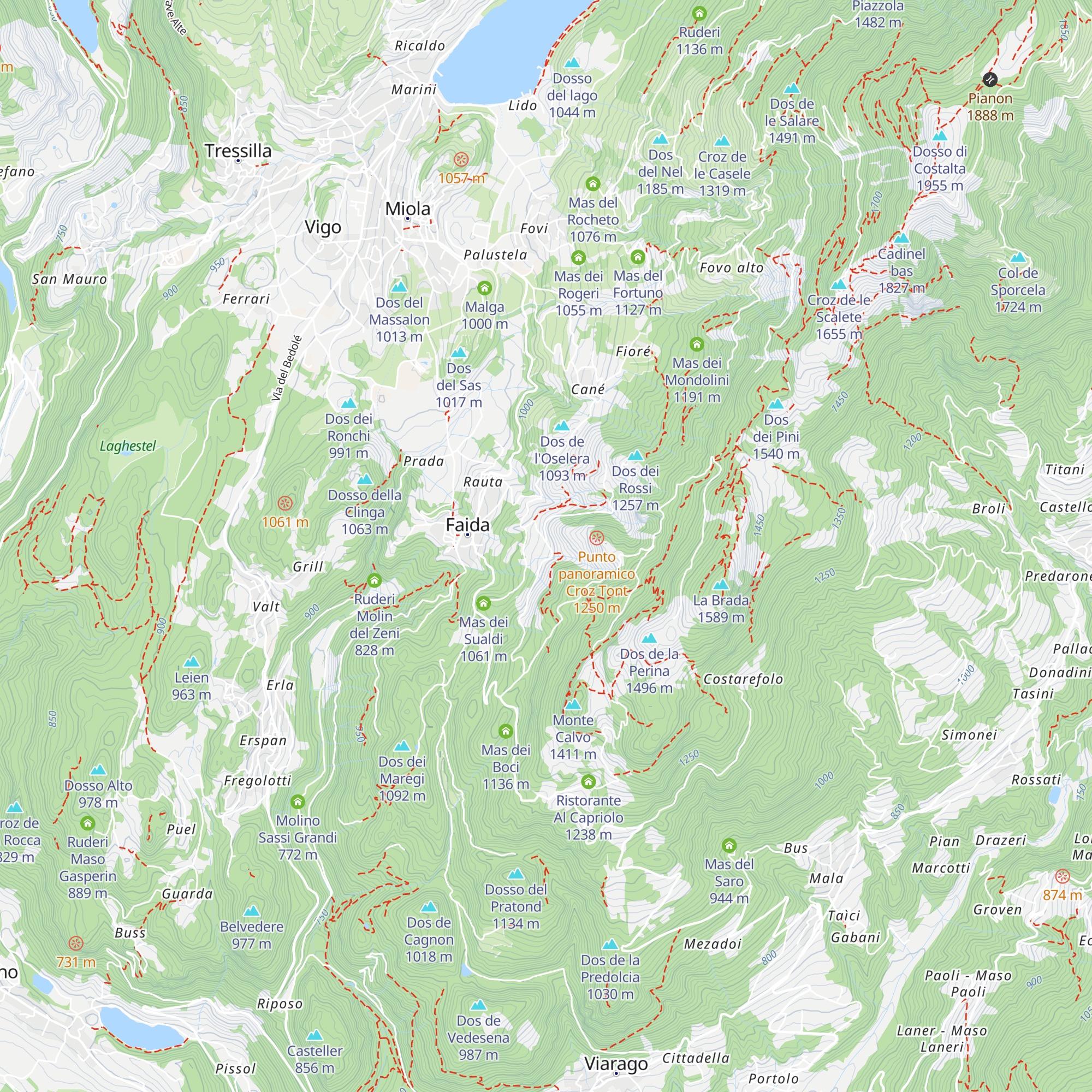 Mas dei Perandei map