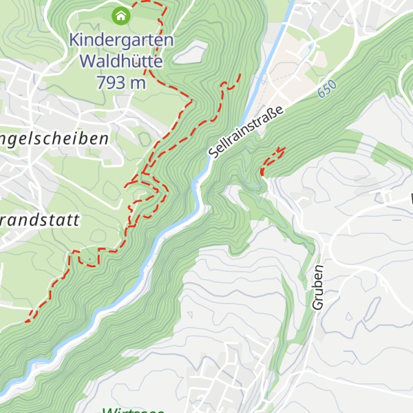 Map of Kraftwerk Sellrain