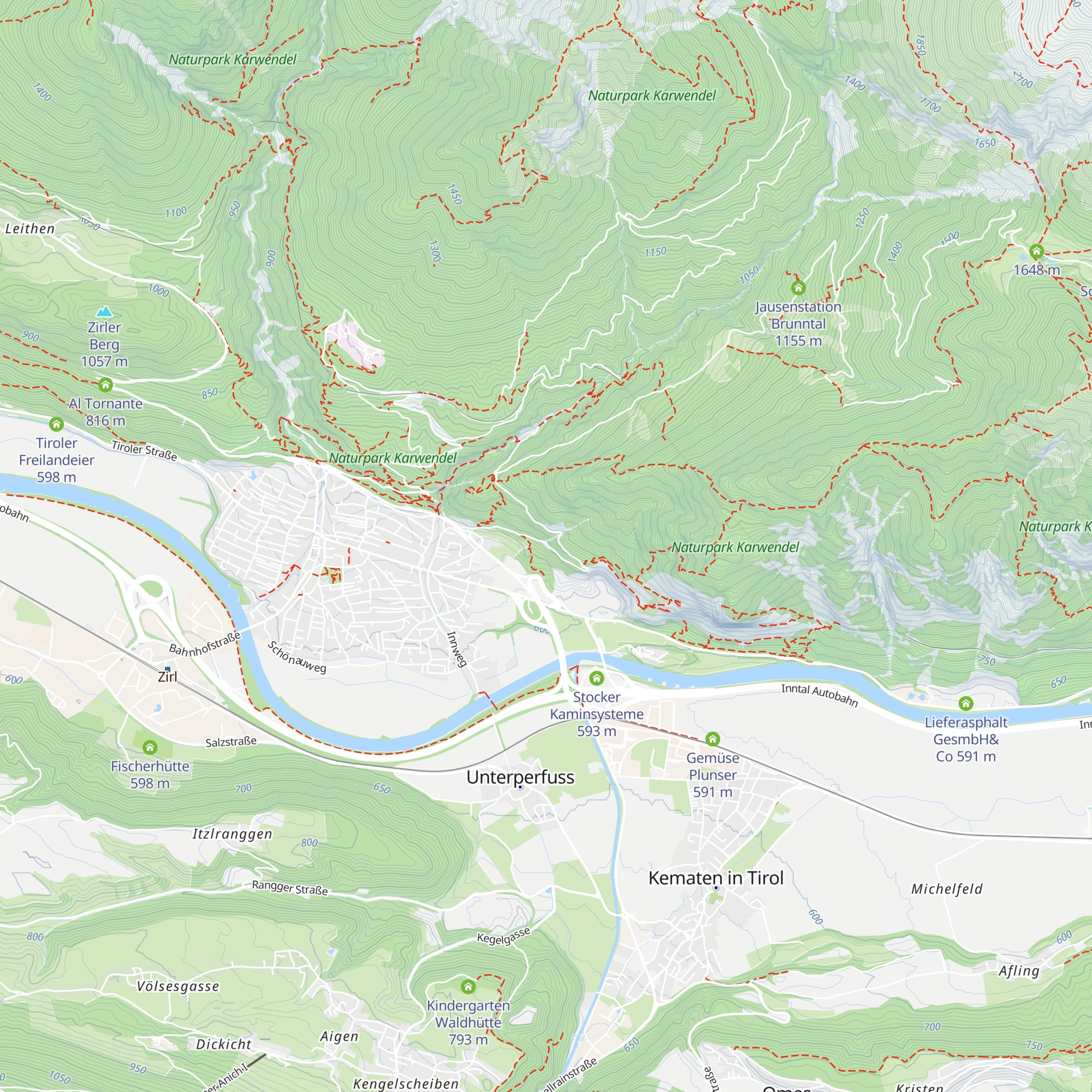 Hochbehälter Geistbühel map