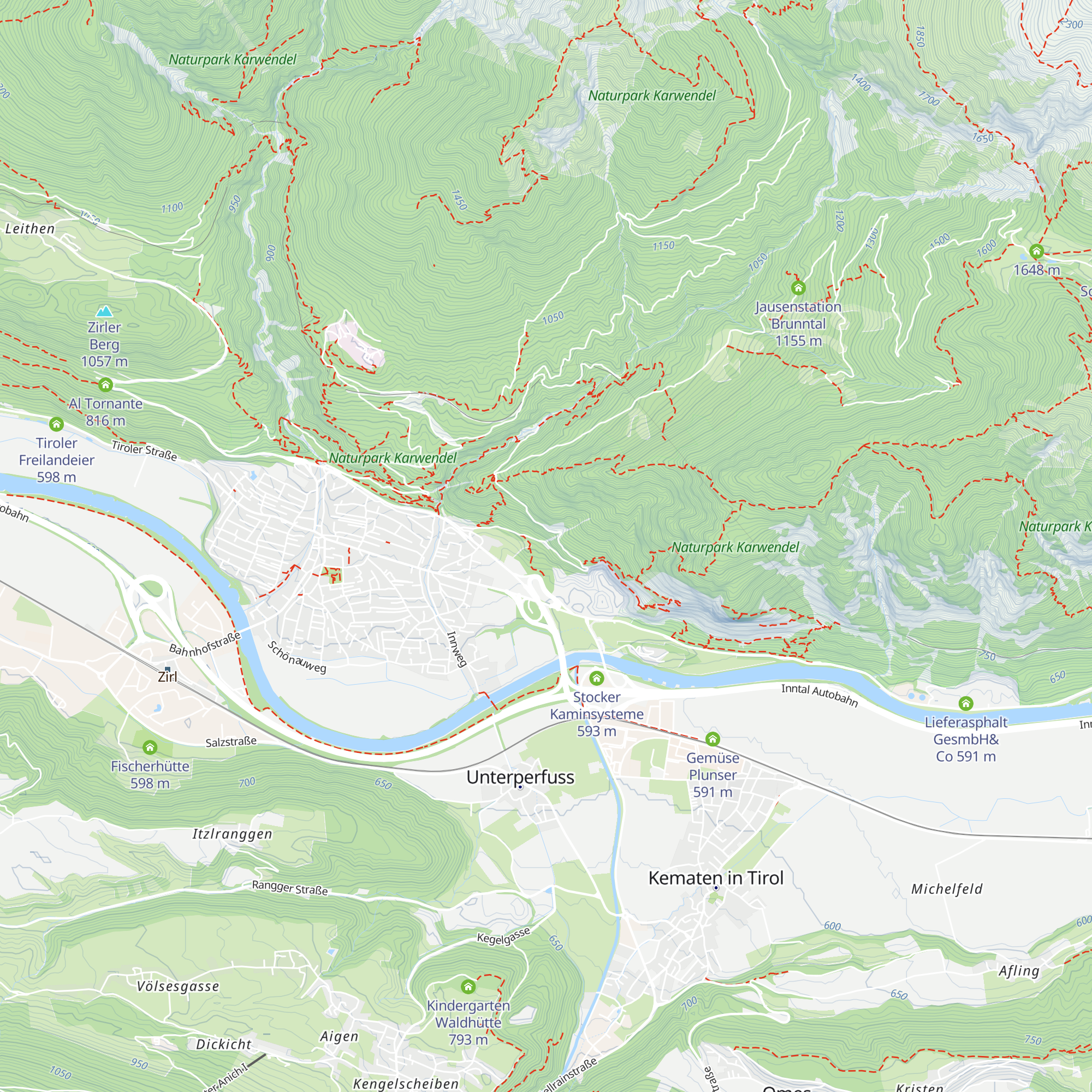 Hochbehälter Geistbühel map