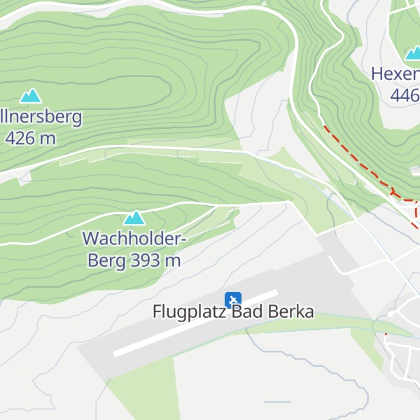 Map of Wacholderberghütte