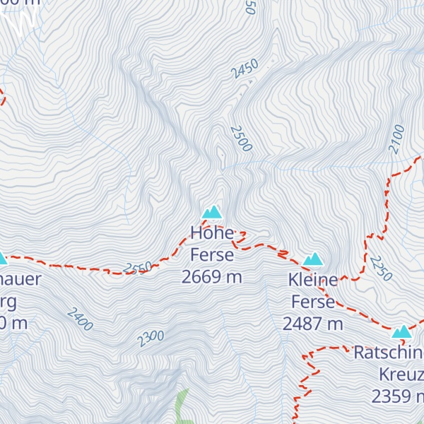 Map of Hohe Ferse