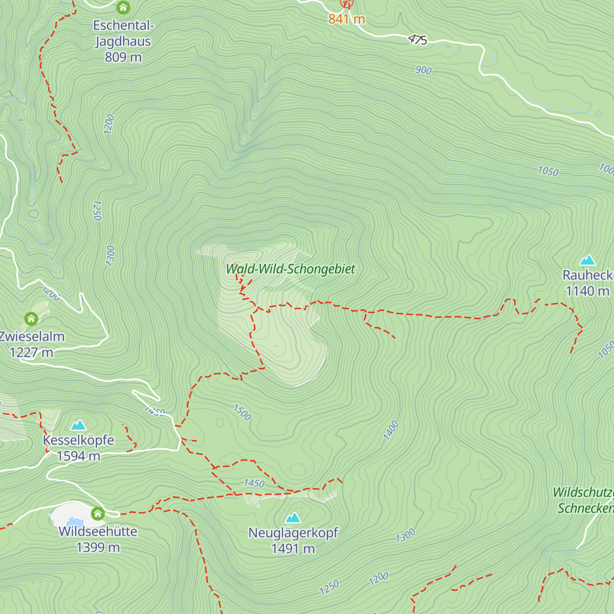 Simetsberg Diensthütte map