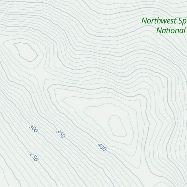 Map of Fuglepyntfjellet
