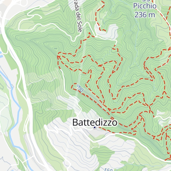 Map of Monte Mario