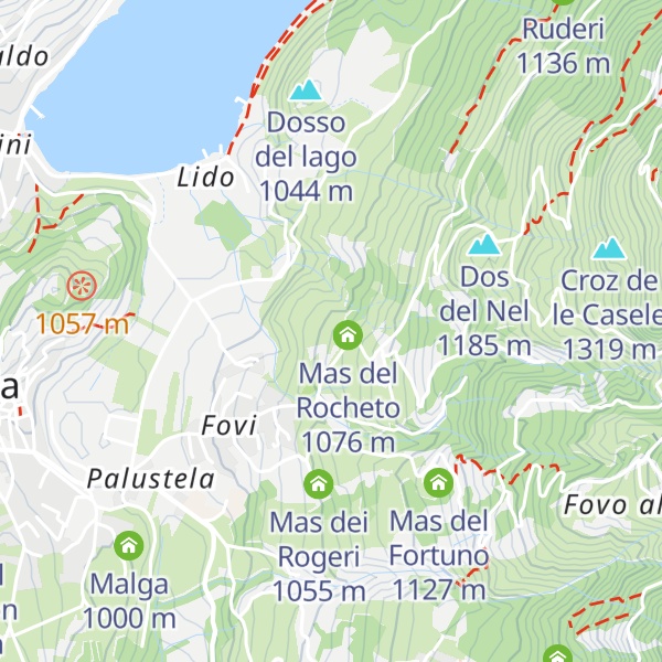 Map of Mas dei Ciotoi