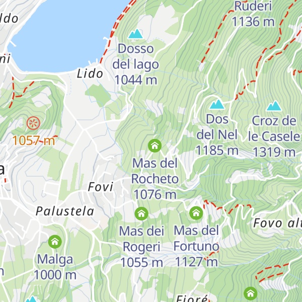 Map of Mas dei Candidi
