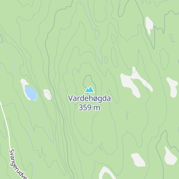 Map of Vardehøgda