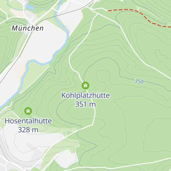 Map of Kohlplatzhütte