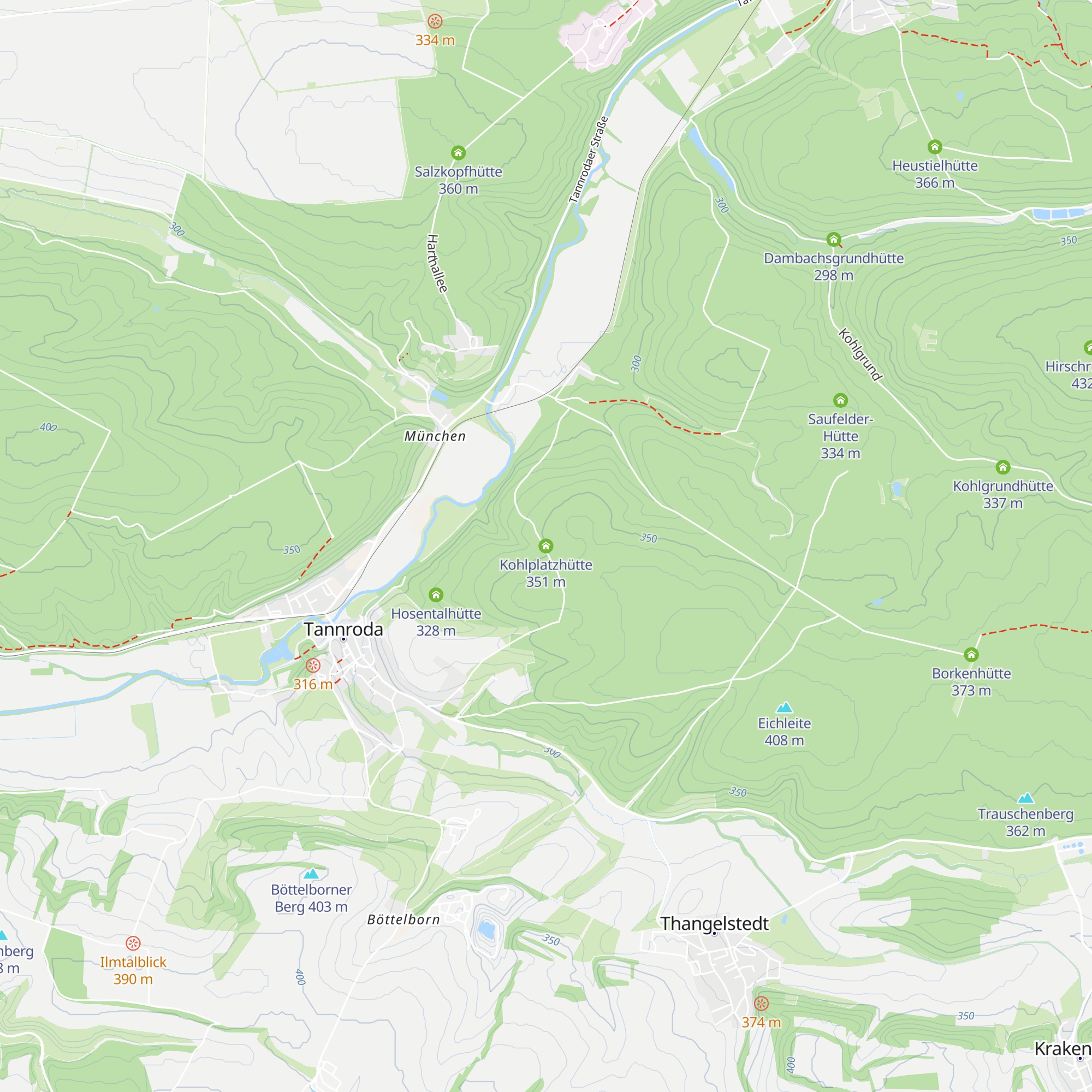 Kohlplatzhütte map
