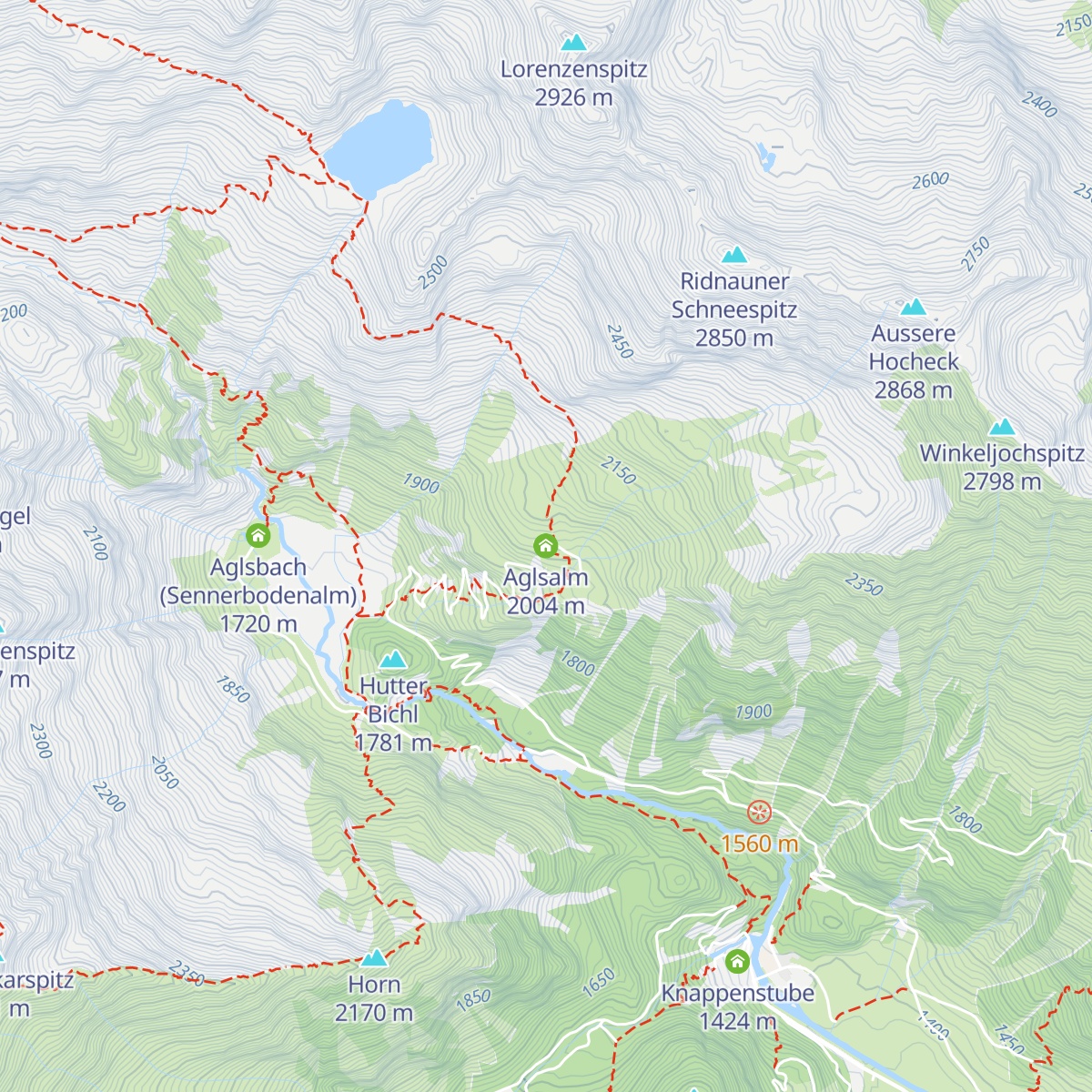 Aglsalm map
