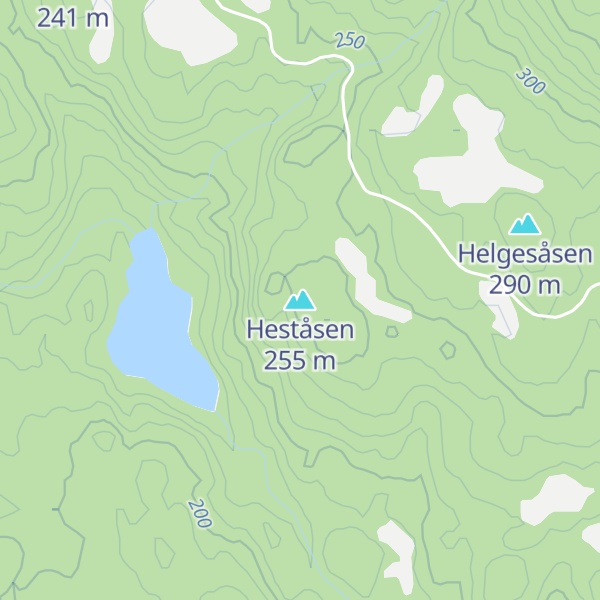 Map of Heståsen