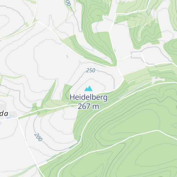 Map of Heidelberg