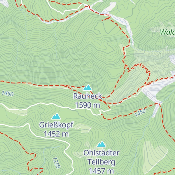 Map of Rauheck