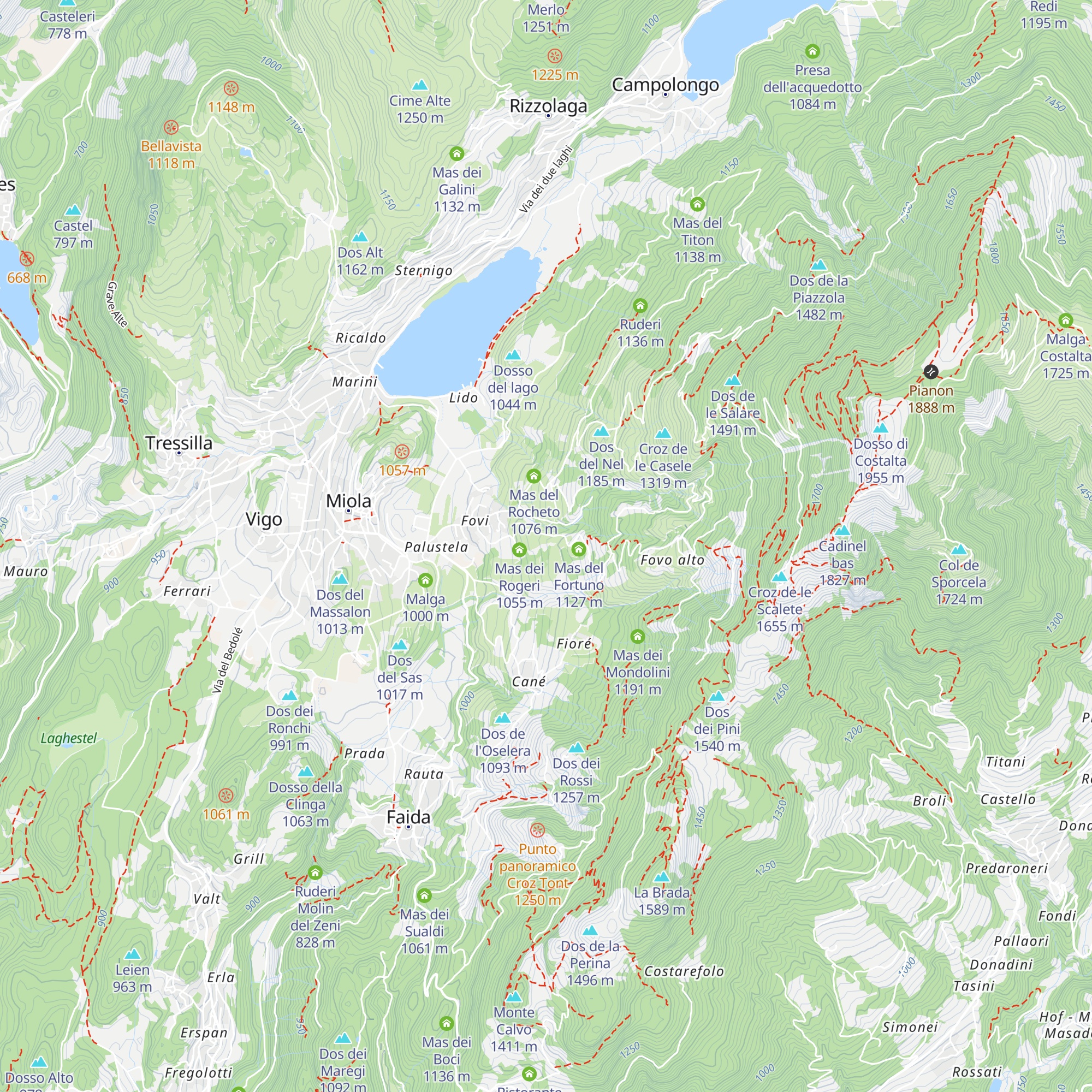 Mas del Ligio map