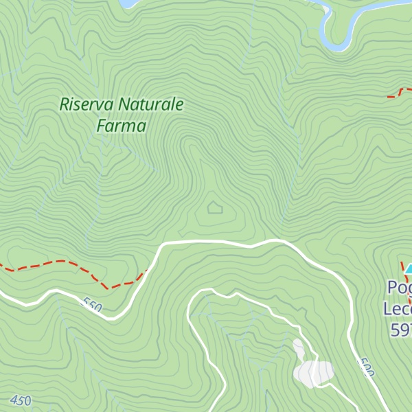 Map of Poggio alle Pigne