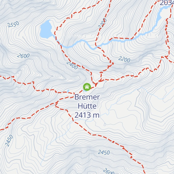 Map of Bremer Hütte