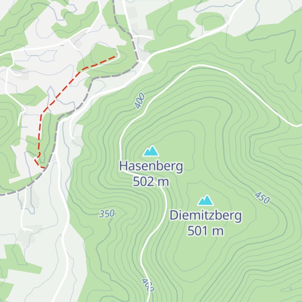 Map of Hasenberg