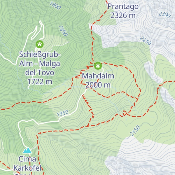 Map of Hintereggalm