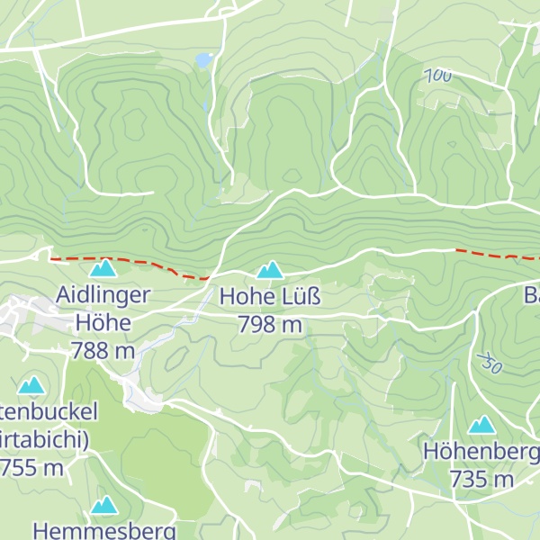 Map of Hohe Lüß