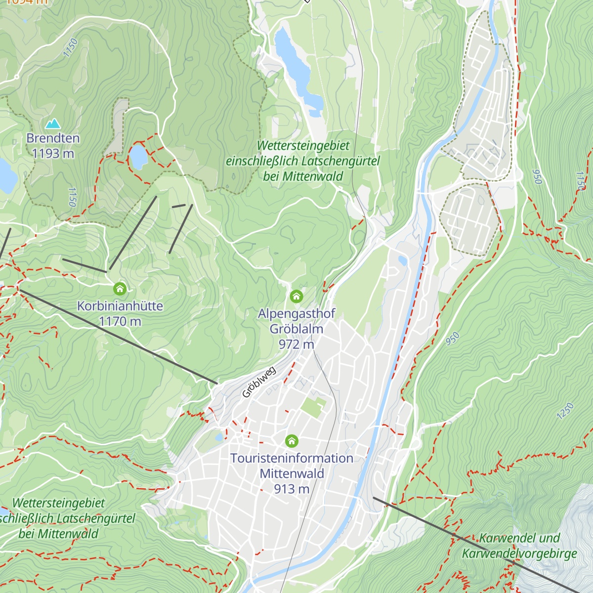 Alpengasthof Gröblalm map