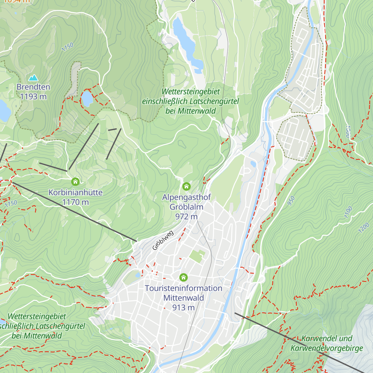Alpengasthof Gröblalm map