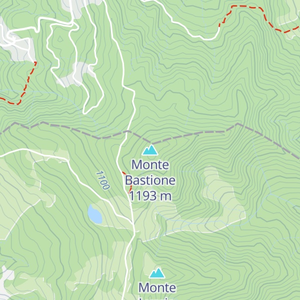 Map of Monte Bastione